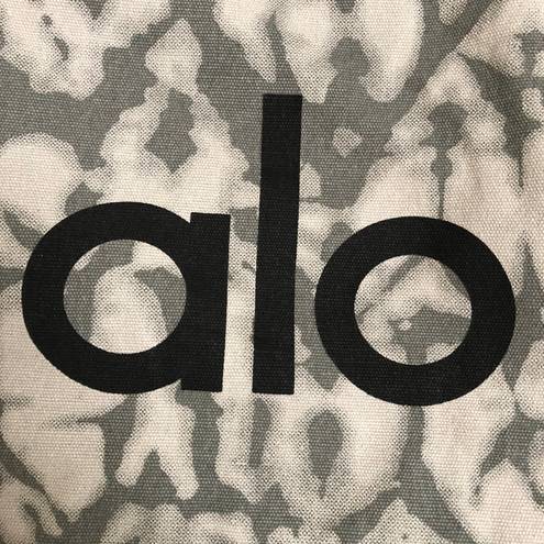 Alo Yoga Grey Tie Dye Shopper Tote Bag One Size