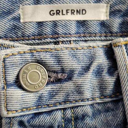 GRLFRND NWOT  Revolve Milla Denim Mini Skirt Size 6 26 Waist