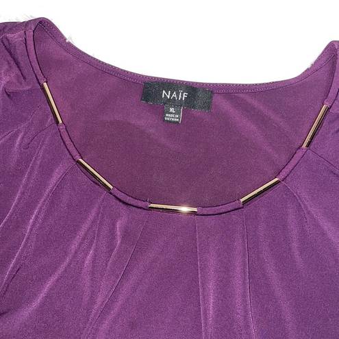 Naïf  Sleeveless Top Purple