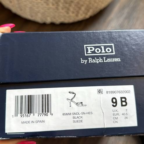 Polo  By Ralph Lauren Black 85mm Heels