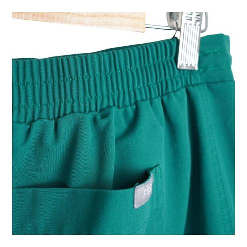 FIGS  Yola Skinny Scrub Pants Turquois Medical Uniform Side Pocket. Size M/T