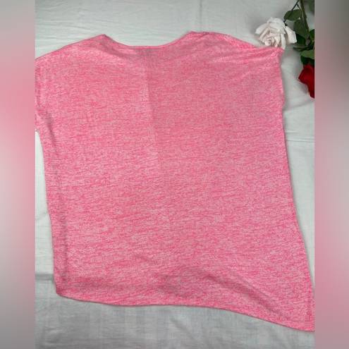 a.n.a  Pink Barbie Core Side Slanted Sweater Size XL