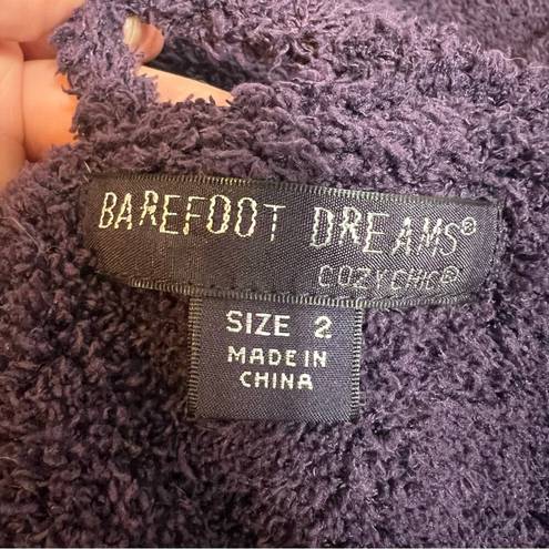 Barefoot Dreams  cozy chic purple robe Sz 2