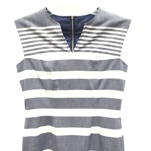 Tommy Hilfiger NWOT 6  Cocktail Grey Striped Dress