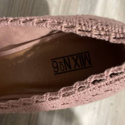 mix no. 6 Wedge, size 9, mauve, 