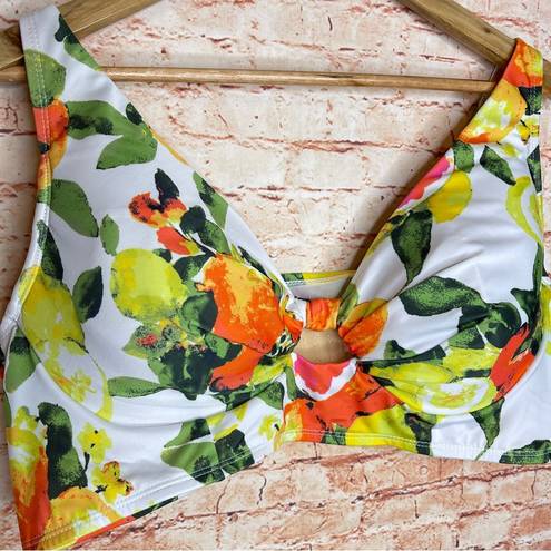 Cacique Lane Bryant  Swim | Citrus Plunge Bikini Top