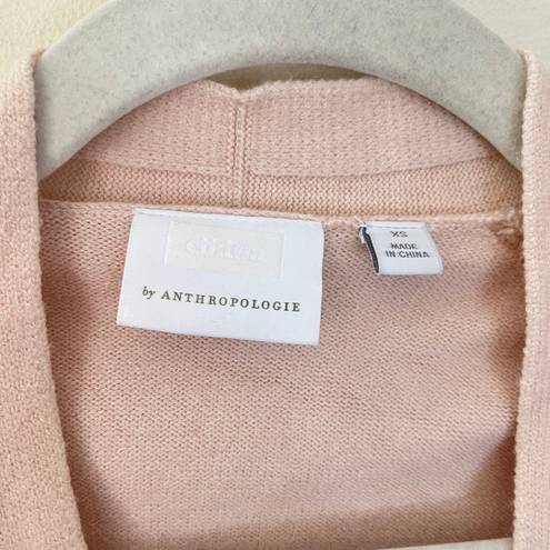 Anthropologie Ett:twa Harriet V-Neck Long Sleeve Wrap Sweater Light Pink