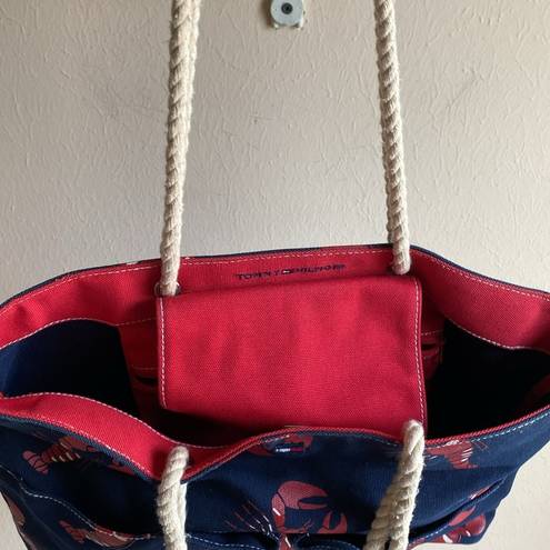 Tommy Hilfiger Vintage Y2K  Canvas Lobster Tote