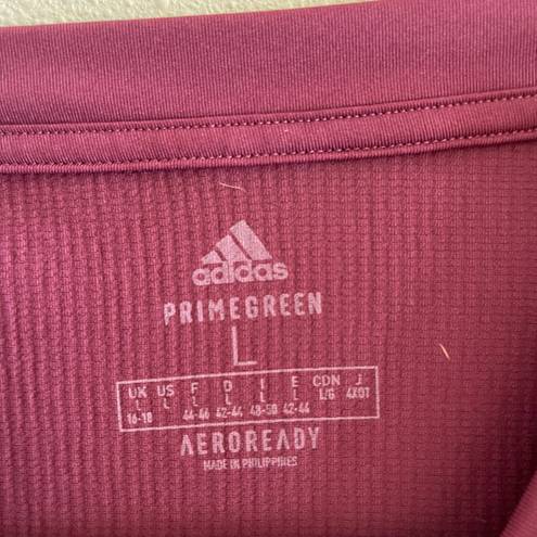 Adidas Maroon Athletic T-Shirt