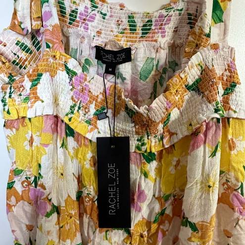 Rachel Zoe  Floral Yellow Tank Top Size Medium New with tags