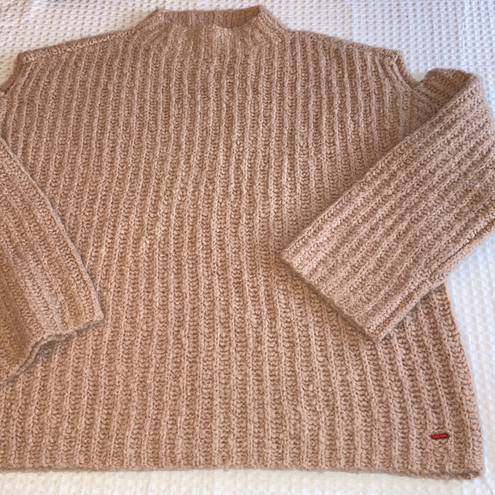 NEW! n: PHILANTHROPY Brantley S-M Mock Neck Chunky Knit Sweater Cutout Sweater