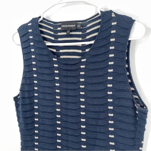 Emporio Armani Woven Knit Silk and Cashmere Tank