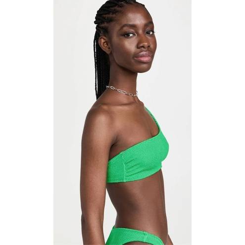 Good American  Always Fits One Shoulder Bikini Top in Summer Green size 3/4 - L/X