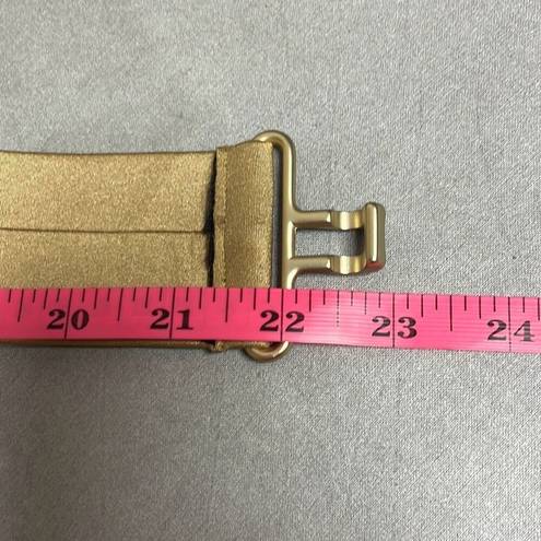 Good American  Womens Size 0 Swim Belt Gold Bronze Color High Shine NWT