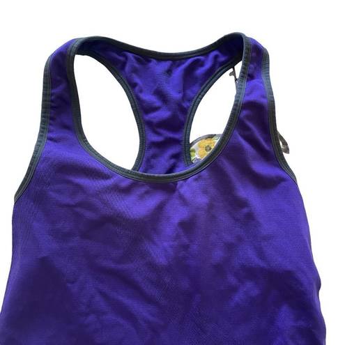 New Balance  Medium Purple Bluish Black razor back compression athletic tank