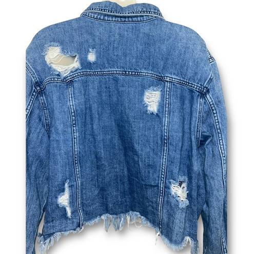 Cello  Distressed Jean Jacket