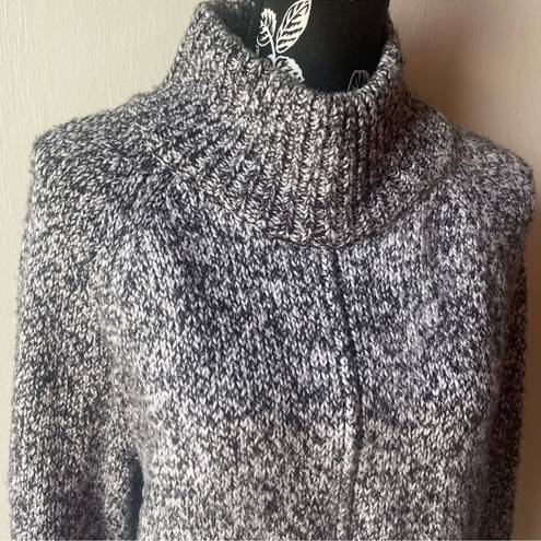 a.n.a . Mock Neck Marled Sweater Size L