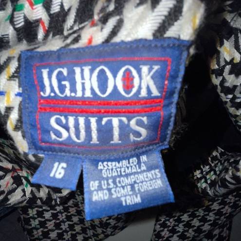 Houndstooth J.G. Hook Suits  90’s retro jacket 16