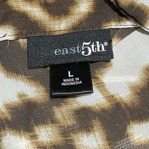 East 5th East Fifth Button Down Short Sleeve Print Shirt