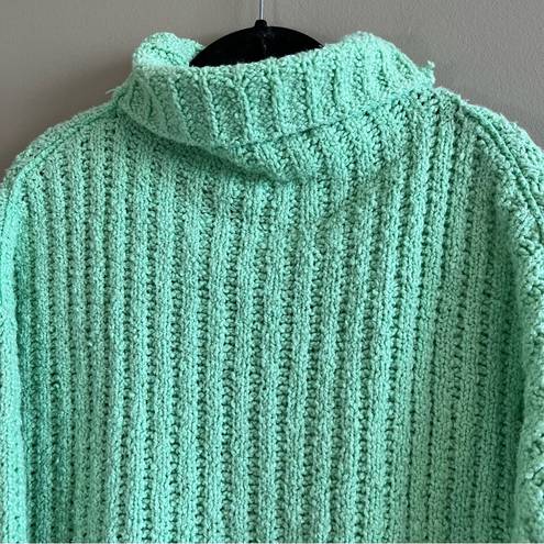 We The Free Free People  Green Turtleneck Sweater XS