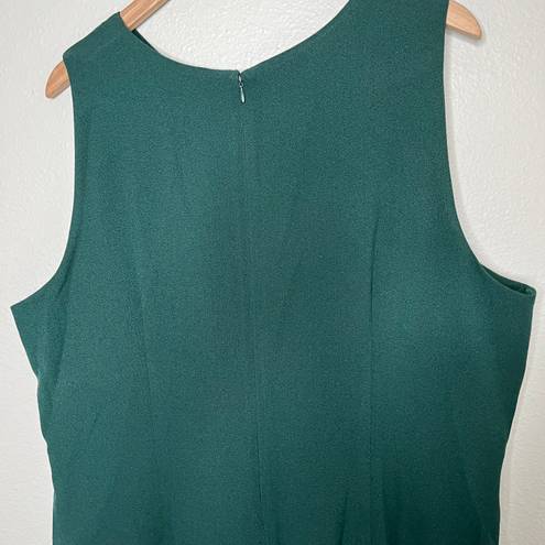 Lane Bryant green sleeveless sheath dress size 22