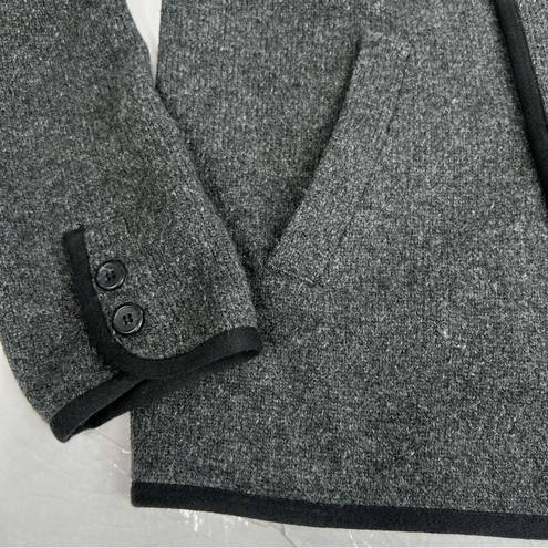 Elizabeth and James  Textile Gray Lambswool Button Cardigan Jacket Women’s XXL