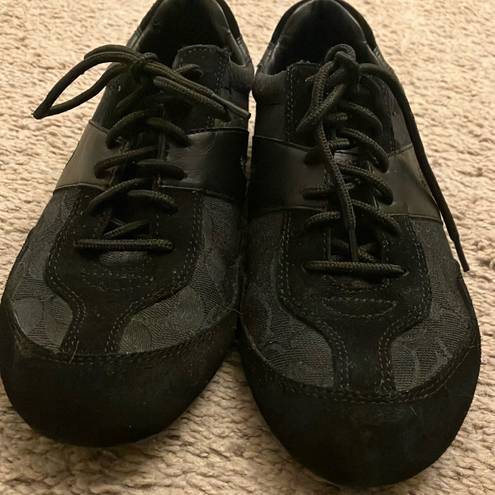 Coach : Black Lexey (A1442) Signature sneakers- 9