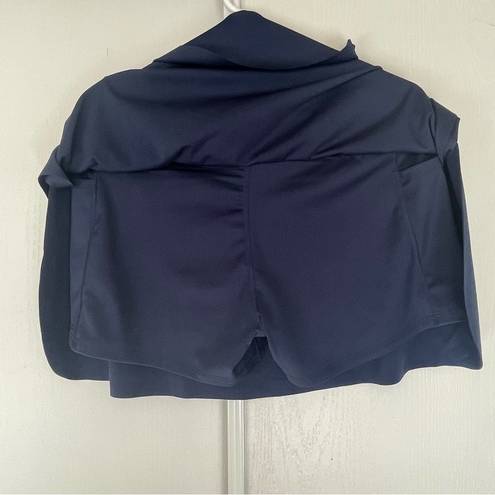 Laundry by Shelli Segal Skort L Navy Blue Built-in Pocket Women's