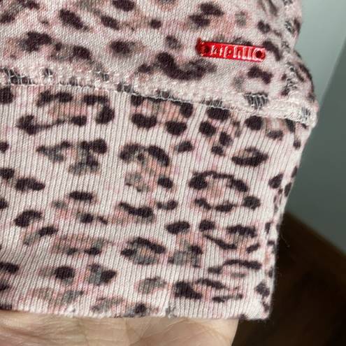 n: philanthropy pink leopard print jogger set size medium