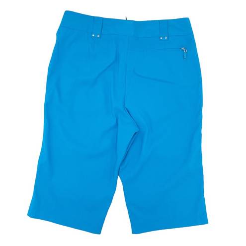 DKNY NEW  Golf Women's Bright Blue Zipper Bermuda Athletic Shorts Capris Size 6