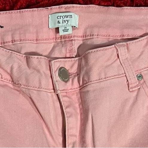 Crown & Ivy EUC-  jeans - size 14