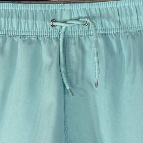 Kyodan  Swim Large Board Shorts UPF 40 Quick Dry Elastic Waist Drawstring Blue