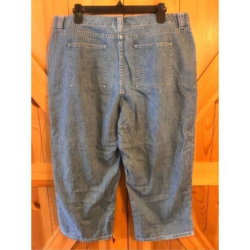 L.L.Bean  Women's Capri Jeans Size 18