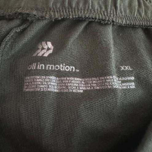 All In Motion NWT plus size  olive green  Joggers size XXL