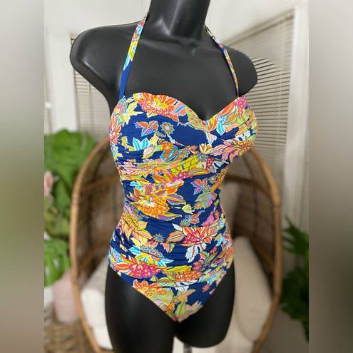 Bleu Rod Beattie  Women's Convertible Strapless One-Piece Swimsuit Size 12