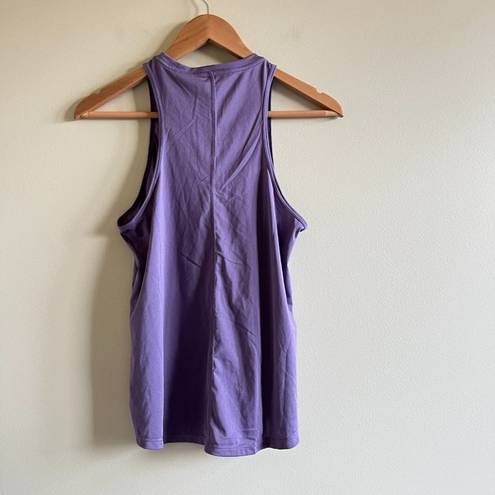 Nike  Dri-FIT One Tank Purple Athletic Yoga‎ Running Top Womens Size M