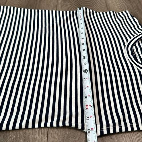 MM.LaFleur MM Lafluer The Alina T-Shirt Black And White Striped Pima Cotton Tank Top Medium