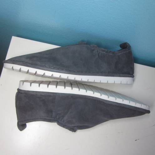 Kelsi Dagger  "Royce" Kid Suede Shoes in Dark Gray "Slate" Size 8.5 / 39 NEW!