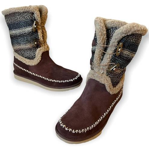 The Sak  Sasha Earth Stripe Fleece Lined Boots