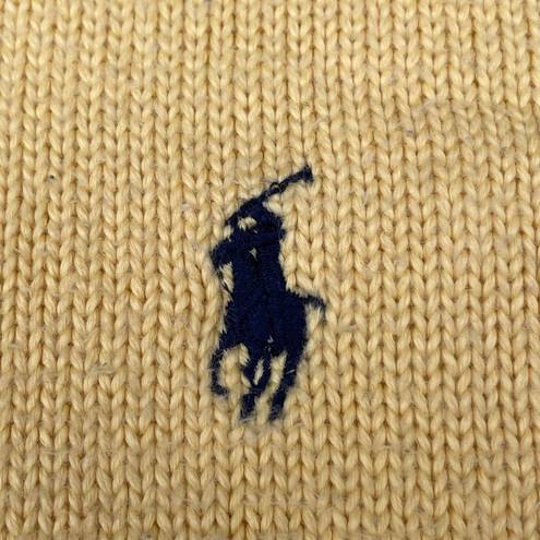 Polo Vintage  Ralph Lauren Yellow Knit Pullover Sweater