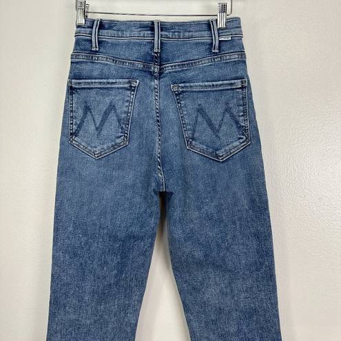 On The Road MOTHER The Hustler Sneak Bootcut Jeans in Wash  Size US 26