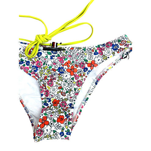 Tommy Hilfiger  2 PC Bikini Set Floral Triangle Top & Swim Bottom Small NWt