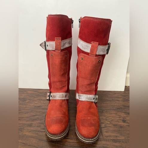 Krass&co Bos &  Brenda Boots Wool Lined Waterproof boots scarlet red 41