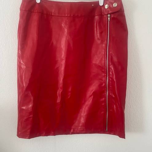 Jamie Nicole Collection 100% Polyurethane Women’s Button and Zip Open Skirt 14