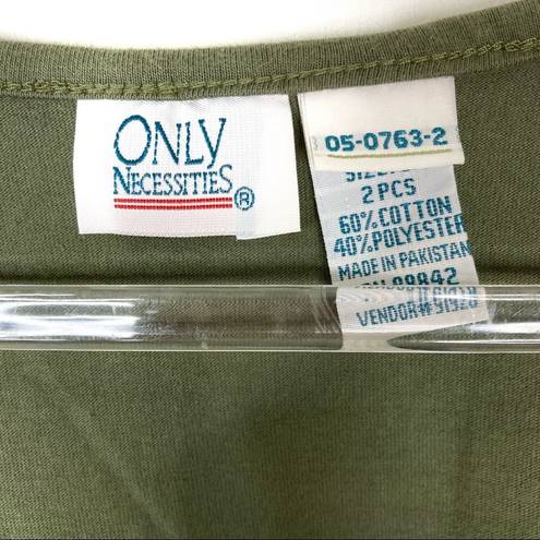 Only  Necessities | Green Short Sleeve Open Front Cardigan
