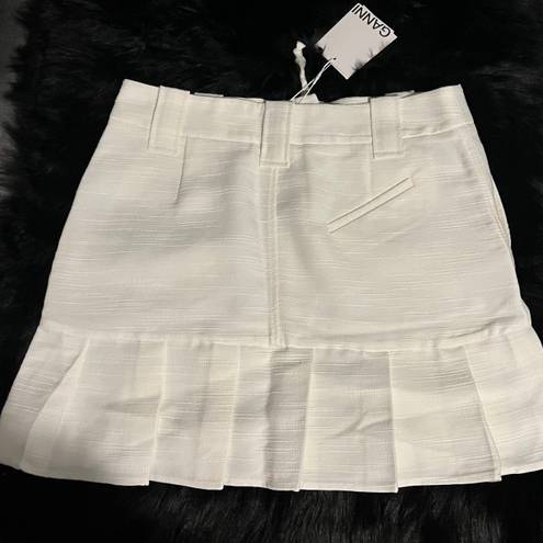 Ganni pleated mini skirt