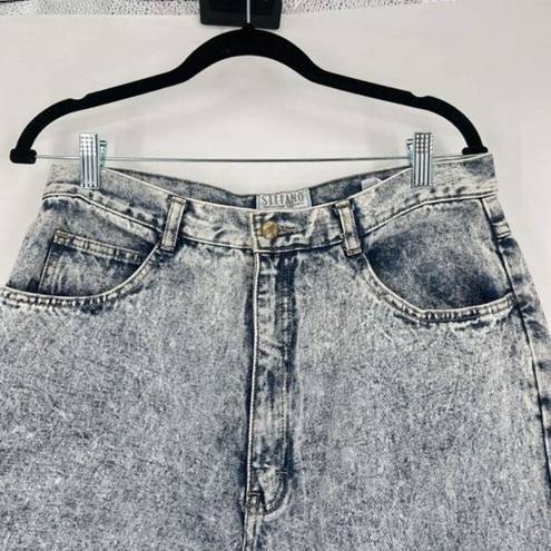 Bermuda NWT Vintage Stefano 80s Womens Acid Wash Bow Pocket Denim Shorts  Sz 18