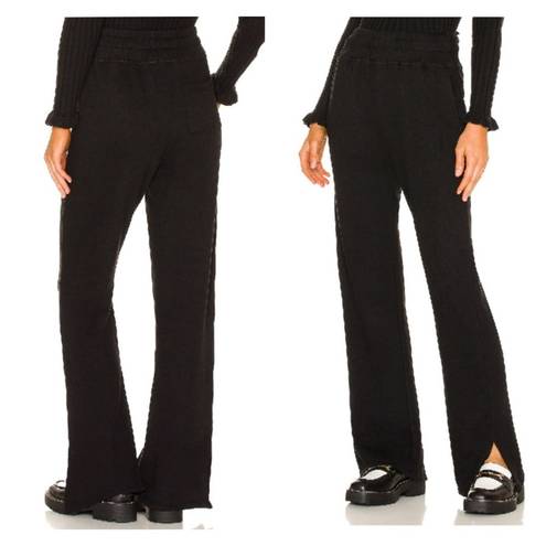 n:philanthropy  Freesia Split Cuff Wide Leg Sweatpants M Black