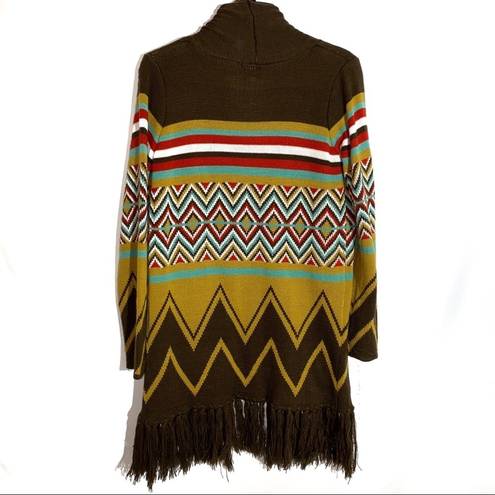 Hot & Delicious  Long Sleeve Cardigan with Fringe