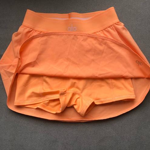 Alo Yoga Match Point Tennis Skirt Cantaloupe XS